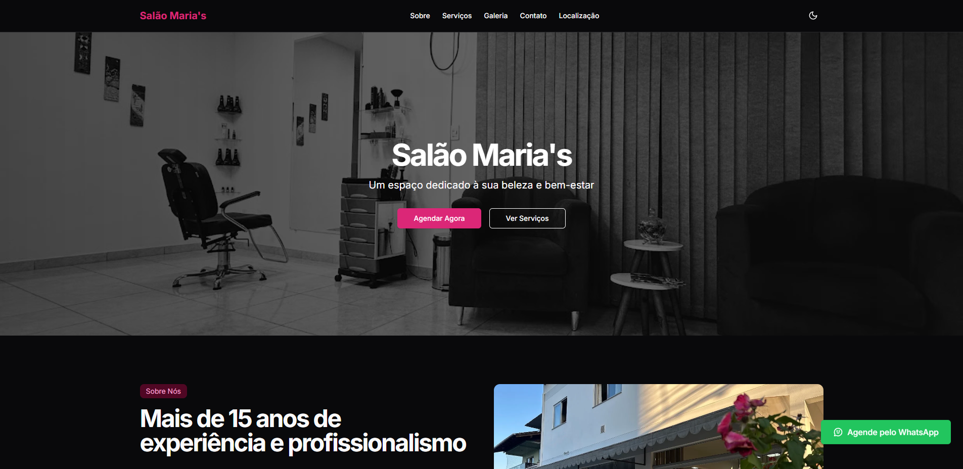 Beauty Salon Website