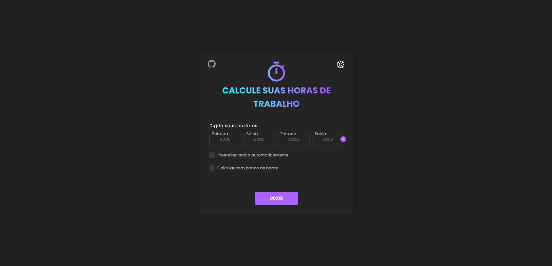 Work time calculator
